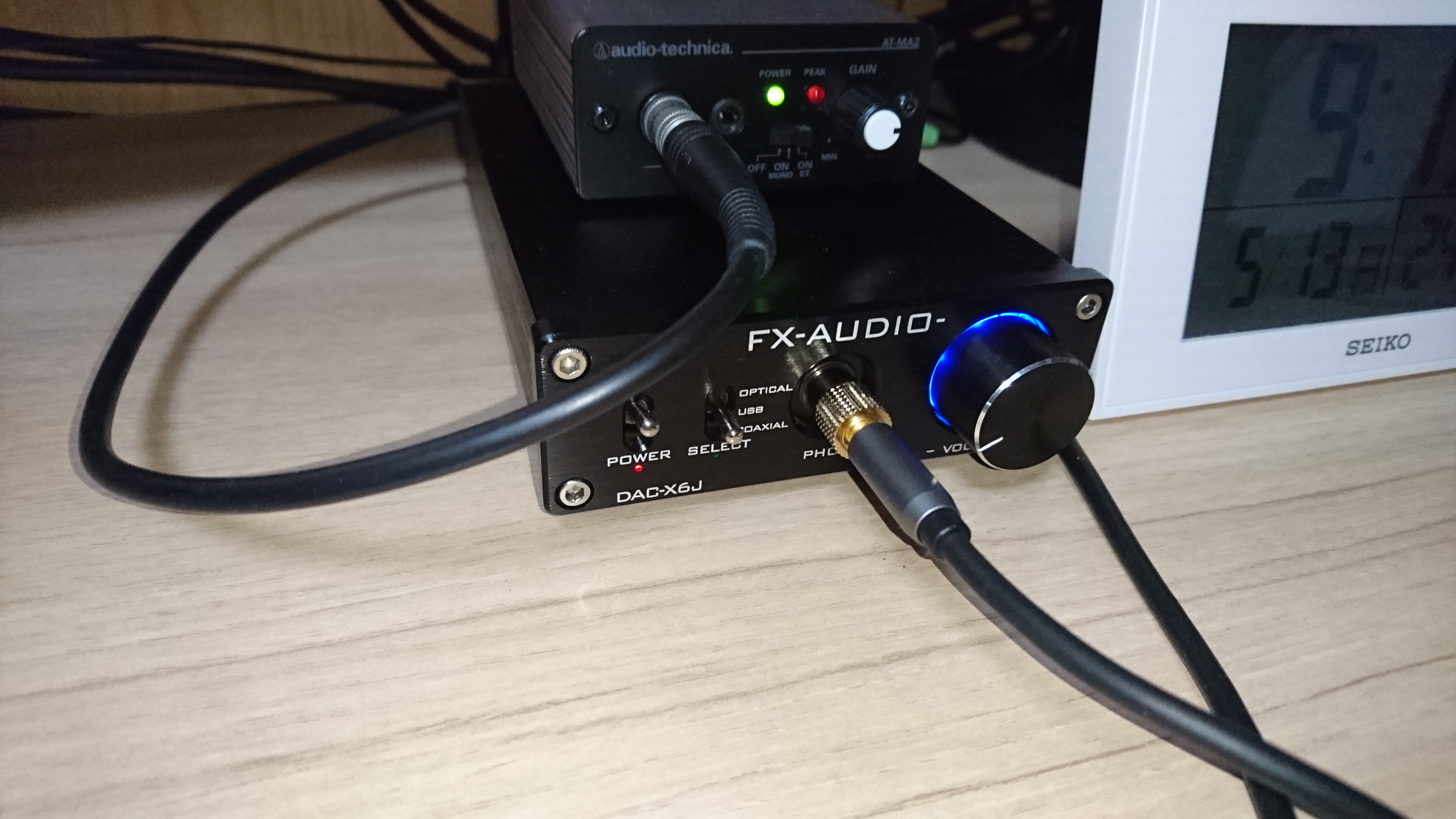 FX-AUDIO- DAC-X6J ヘッドフォンアンプ搭載 USB-DAC